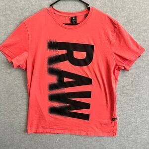 Men Gstar Raw Salmon  T shirt XL
